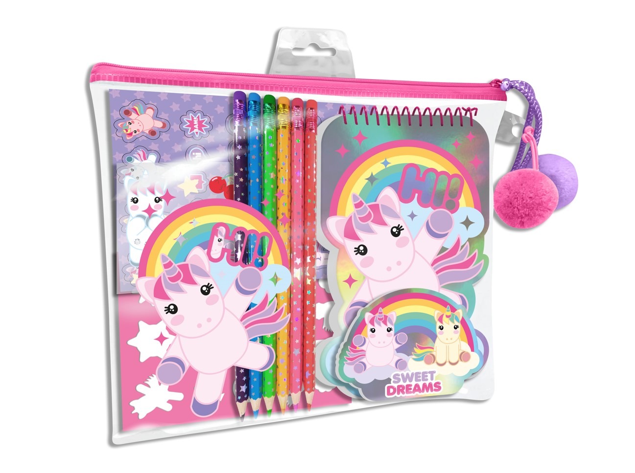 STATIONERY SET SET DREAMS IN PVC BAG