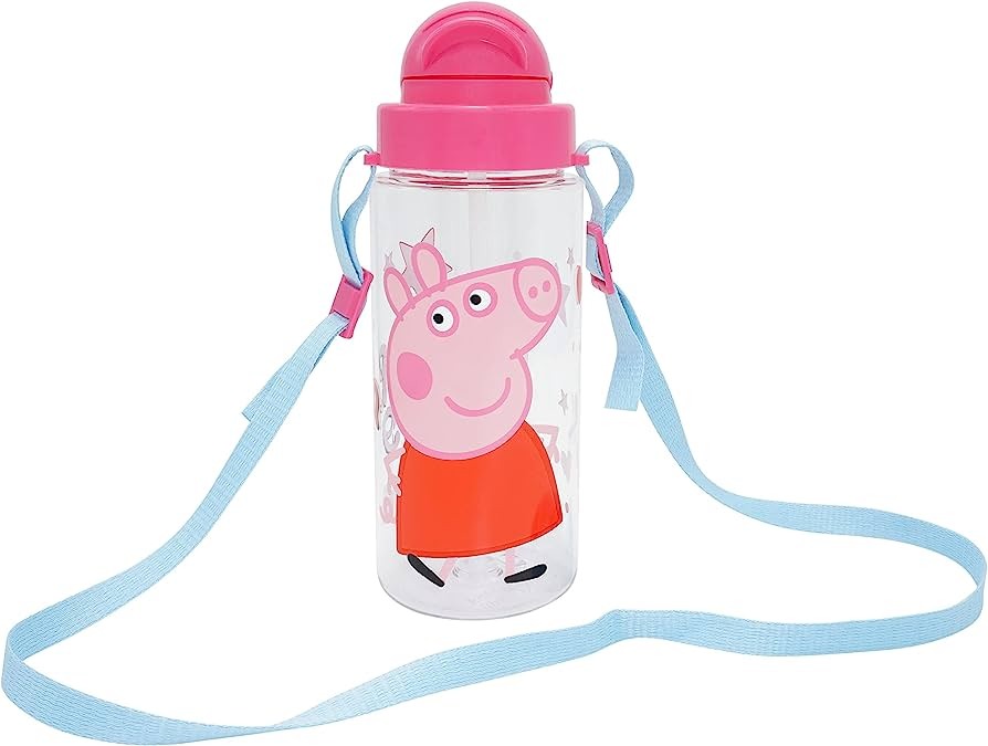 TRITAN BOTTLE WITH STRAP 500ML PEPPA PIG