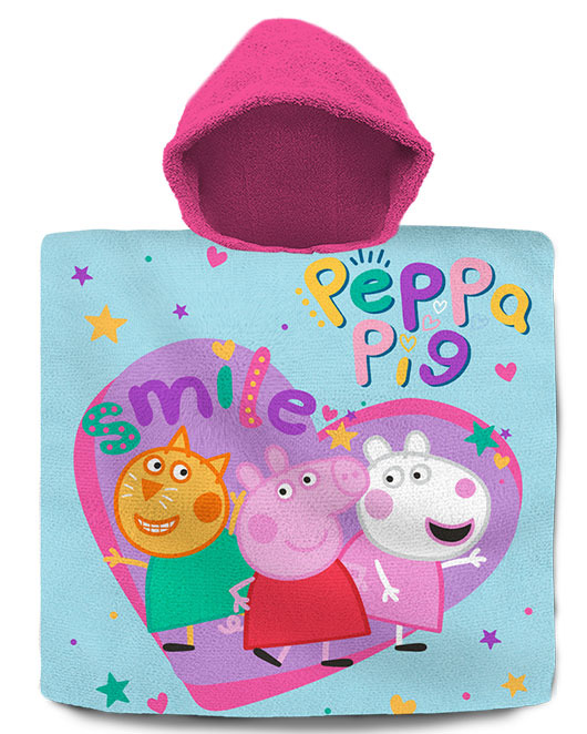 COTTON PONCHO PEPPA PIG